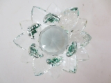 Kristalllotusblüte grün