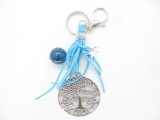 Tree of Life keychain mit blau ball