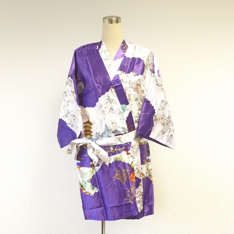 Großhandel - Japanischer Kimono Kurz violett