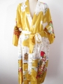 Japanischer Kimono lang gelb