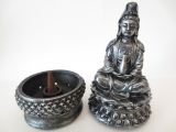 Guanyin incense/conesburner silber