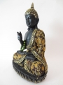 Thai Buddha mit Kette schwarz/gold