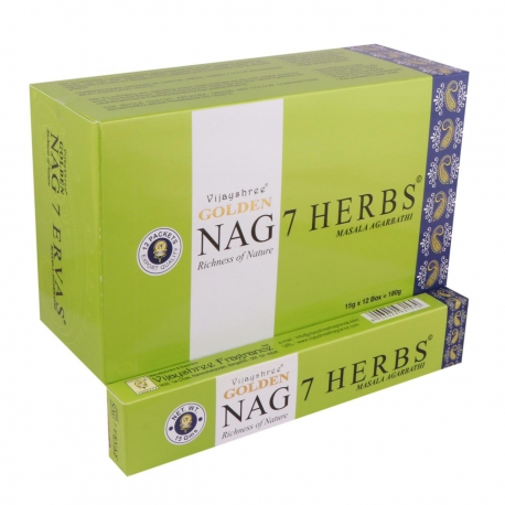 Großhandel - Golden Nag 7 Herbs 15 gramm