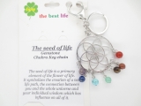 Seed of Life keychain Edelstahl