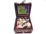 Pirat Box Verschiedene edelsteine + Münzen (18 Sätze)- Großhandel