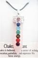 Edelstein Rozenkwarts 7 Chakra Anhänger Halskette