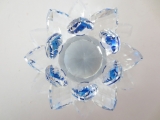 Kristalllotusblüte blau