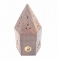 Großhandel - Holzpyramide Kegelbrenner Yin Yang (6 Stück)